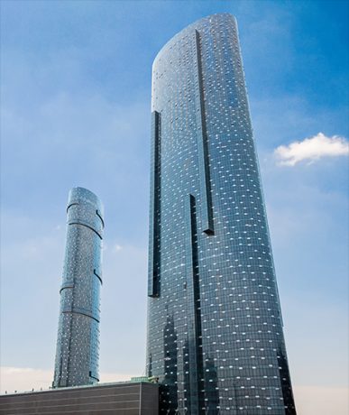 Sky Tower, Sun Tower, Gate Towers, Arc Tower and Boutik Mall